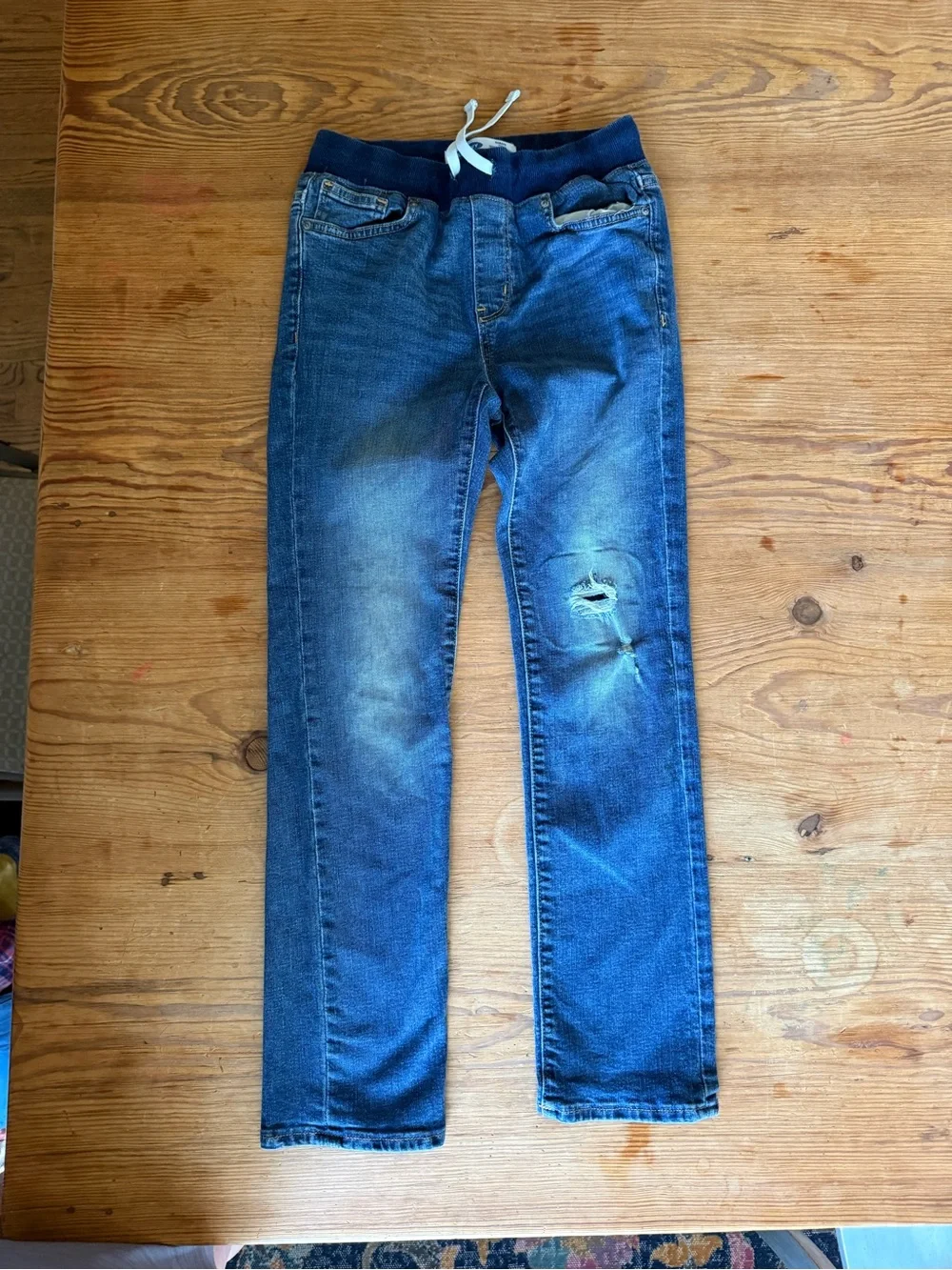 Boys drawstring pull-on jeans lot